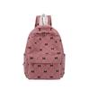 Schoolbag Corduroy Bow Small Backpack Girls High Value Small Schoolbag Simple Ins Wind Small Casual Backpack Women