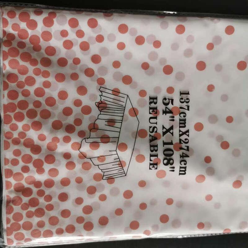 Thickened Rose Gold Dot Disposable Party Tablecloth