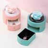 1Pc Gift Box Soap Flowers Immortal Flower Creative Valentine's Day Wedding Party Decoration Paper Rose Flower Jewelry Organizer