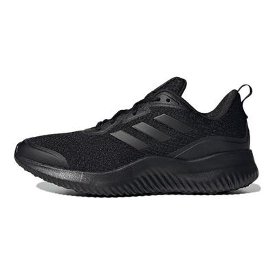 Alphacomfy Abriebfestes Sportgewebe Rutschfest Langlebig Low-Top Laufschuhe Herren Sneaker Schwarz GZ3465