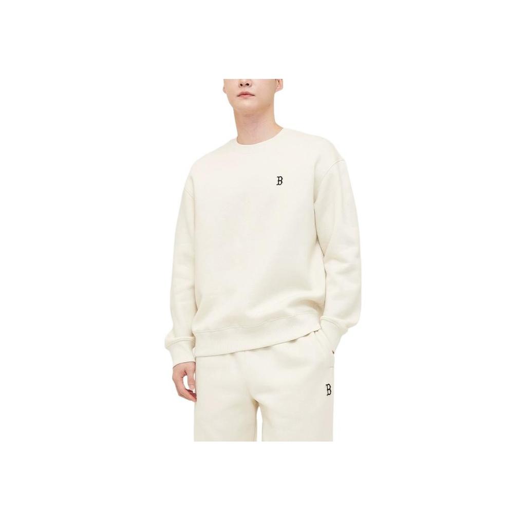 New MLB Boston Red Sox Sweatshirt Unisex Dark Cream 3AMTB0646-43CRD