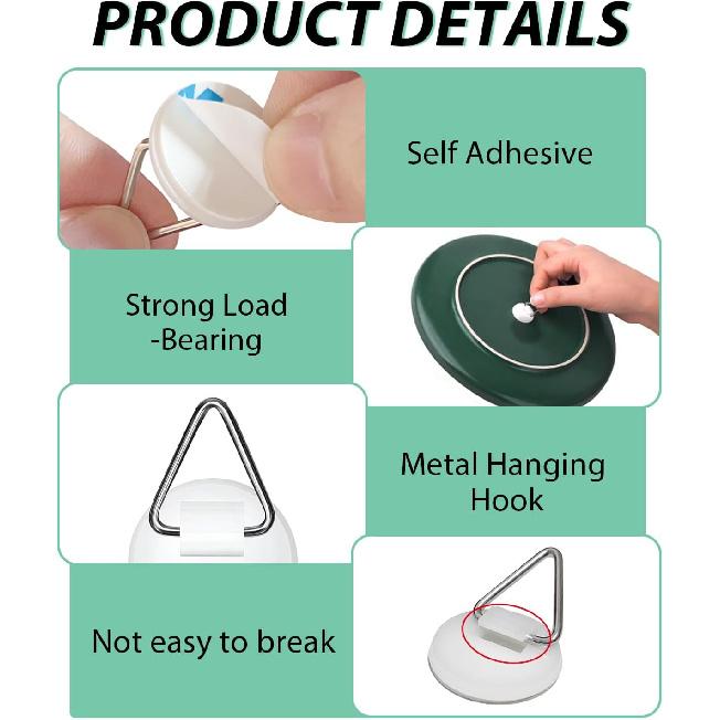 54 PCS Plate Hangers for The Wall, 0.8 Inch Mini Adhesive Vertical Plate Holders, Invisible Plate Hanger, Wall Hanging Hooks for Decorative Plates