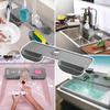 Silicone Sink Splash Guard Waterproof And Mildew-Proof Mat Draining Organization Plate For Kitchen Sink Storage Accessory Tools