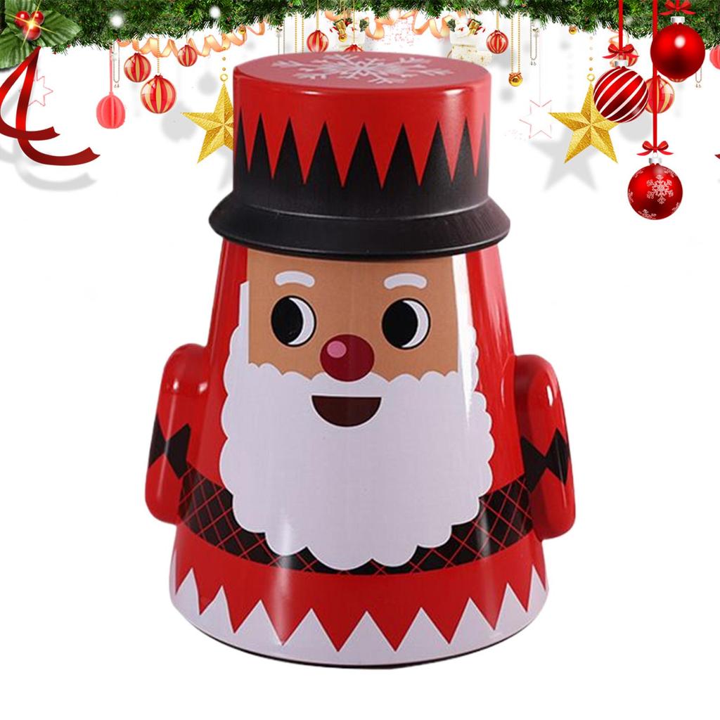 Christmas Jars Airtight Santa Snowman Cute Candy Jar Cookie Container For Stocking Stuffers Party Favors Greeting Cards Kids