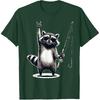 Raccoon Fisherman Men Women Kids Funny Fishing T-Shirt