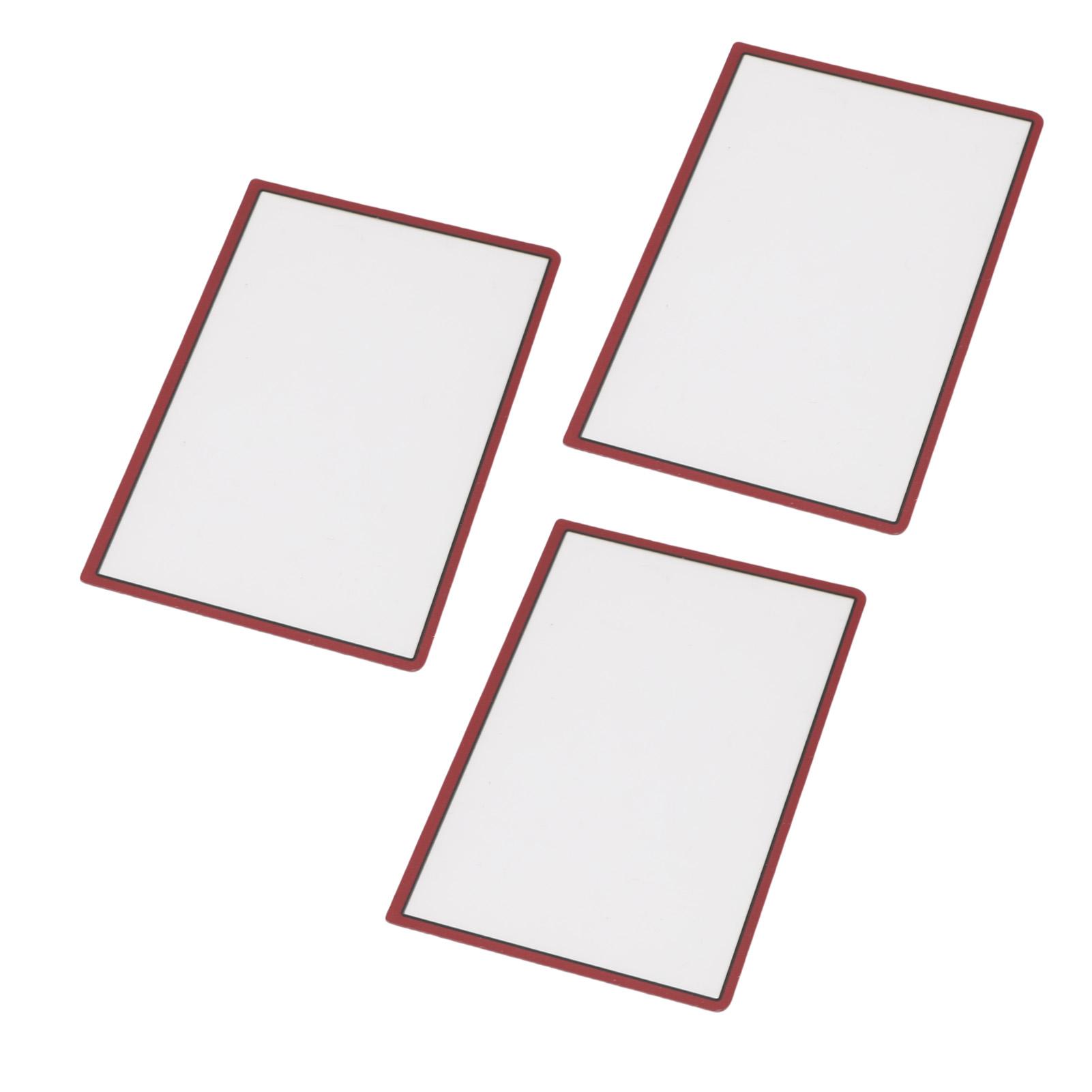 

3Pcs Top Upper Screen Frame Lens Cover Resin Smoother Touch Wr Proof Replacement Screen Lens Frame Cover for New 3DS XL