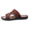 Mens Beach Sandals Open Toe Non-slip Men Slippers Classic Two Uses Male Thick-soled Summer Outdoor Shoes