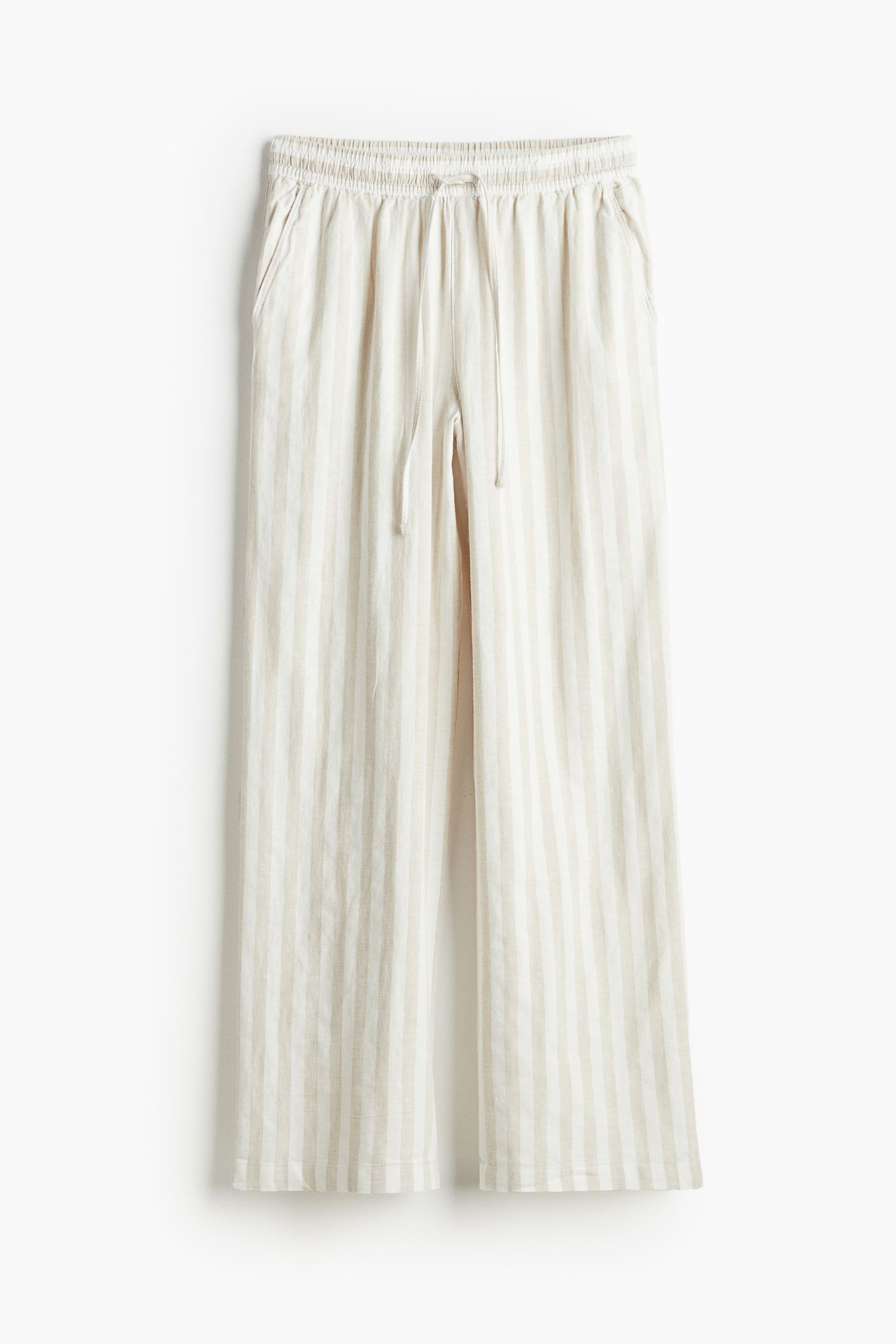 

Брюки из смесового льна