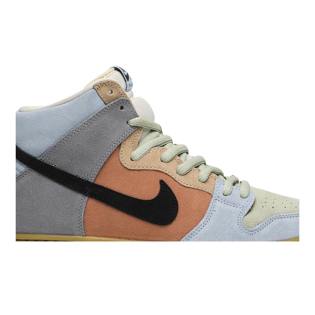 Nike Dunk High Pro SB 'Spectrum' (Unisex) Partidcle Grey / Black / Terra Blush Skate Shoes CN8345 001