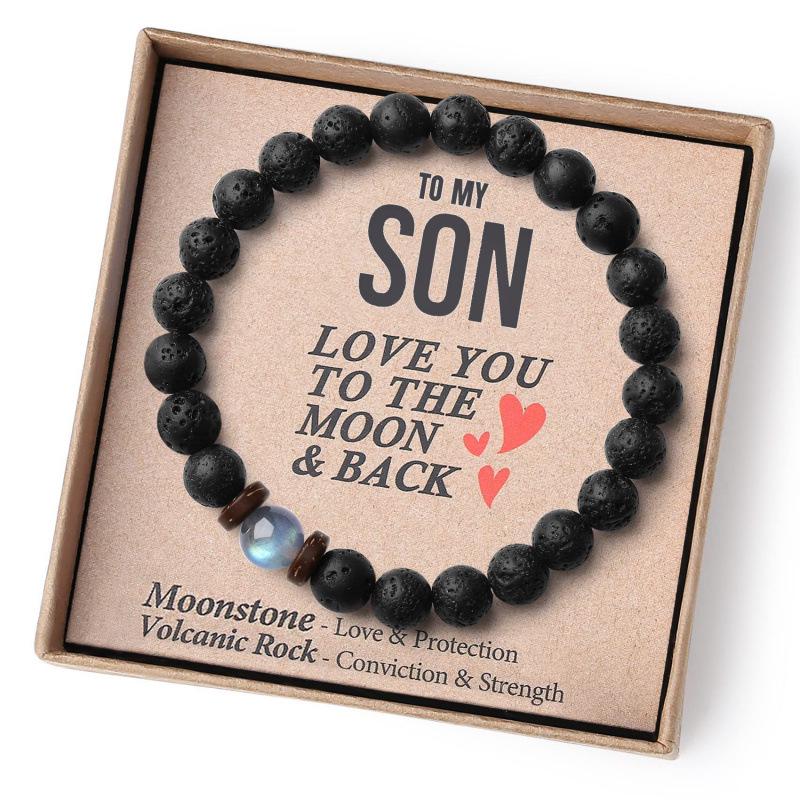 Cross-border Natural Stone Bracelet with Woven Obsidian, Crystal, and Agate Beads
