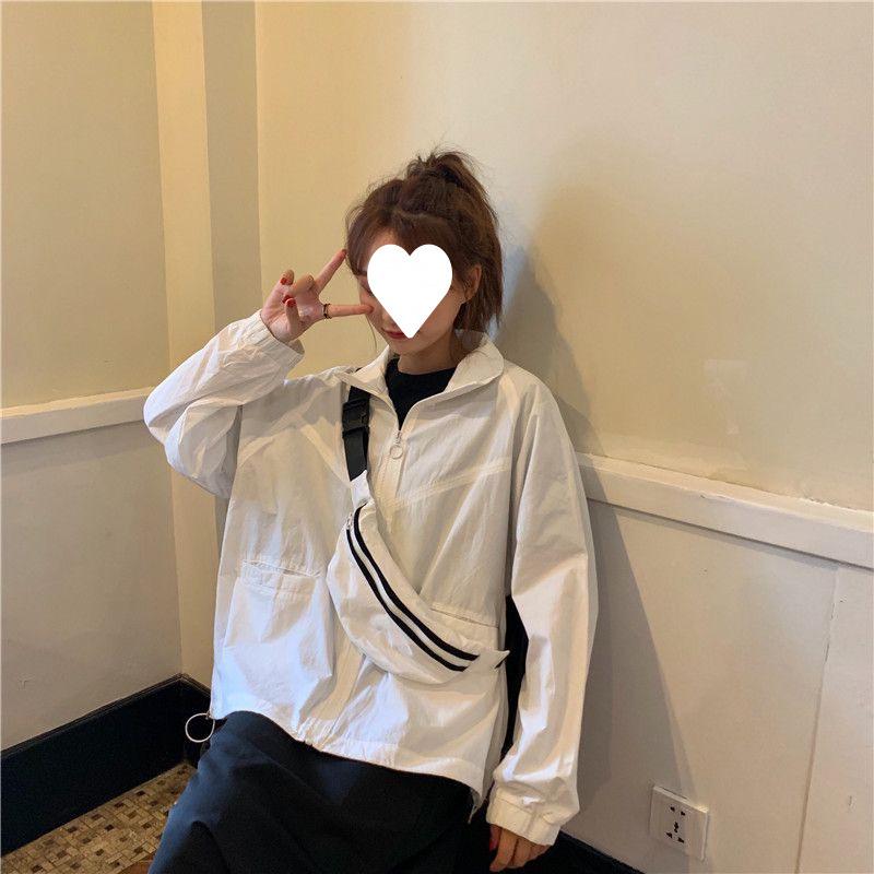 2021 Women's Korean Style Retro Long Sleeve Sun Protection Jacket