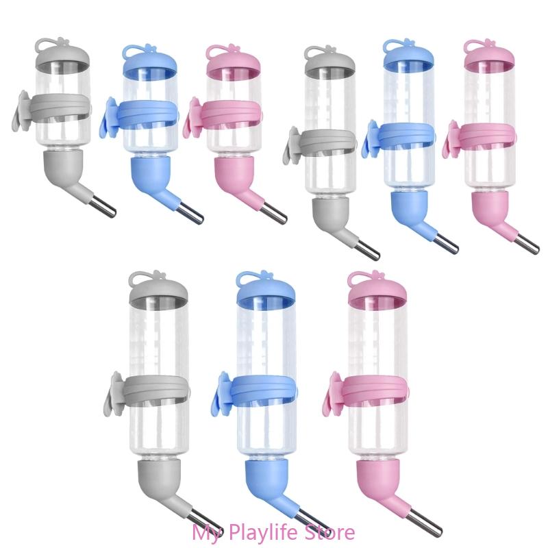 80ml/125ml/250ml Plastic Mic Animal de Companie Apă Băut Fântână Sticlă Hrănitor Hamster Animal de Companie Distribuitor Hrănitor Cuști Sticle Agățabile