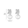 18K Gold‑Plated Stainless‑Steel Lace‑Pattern Oval Women Stud Earrings, Retro Niche Versatile Ear Jewelry