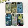 Coque de Protection pour Xiaomi Redmi 15 15C A3 A4 A5 9A 9C NFC Note 9 Pro Coque de Téléphone Claude Monet Nénuphar Chat