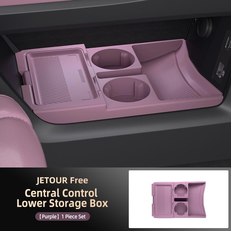 Suitable for 25 Models of Jietu Shanhai T1 Central Control Storage Box, Free Car Supplies and Restoration Accessories