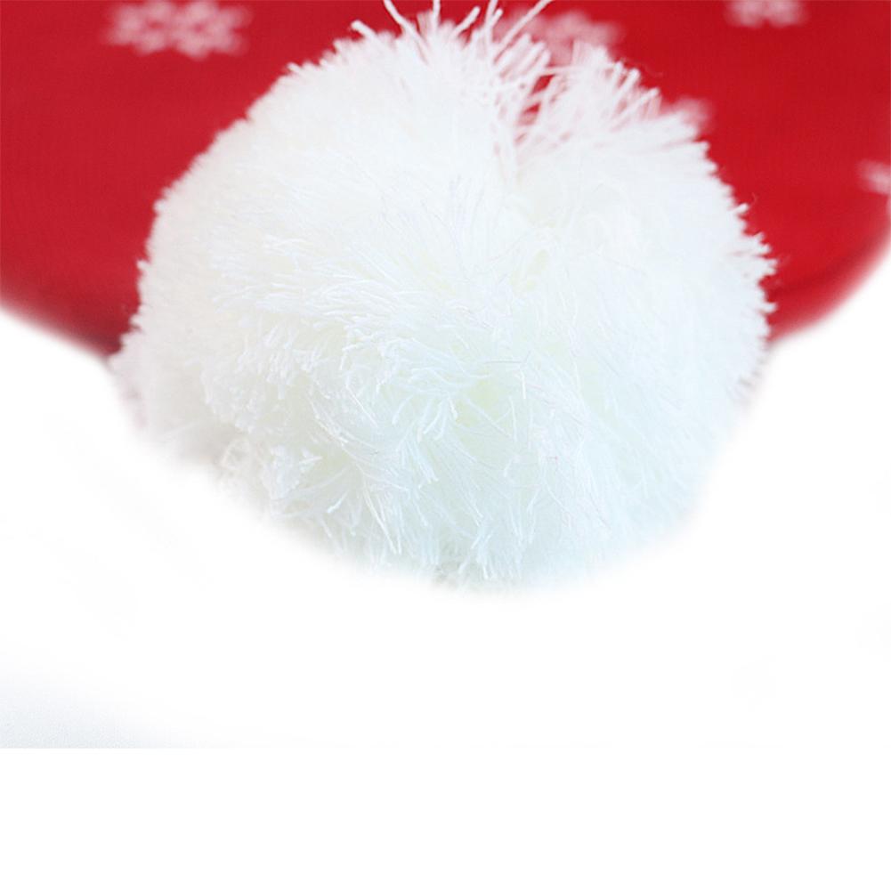 Christmas Unisex Winter Knitting Hat Wool Ball Snowman Snowflake Elk X-mas Tree Beanies