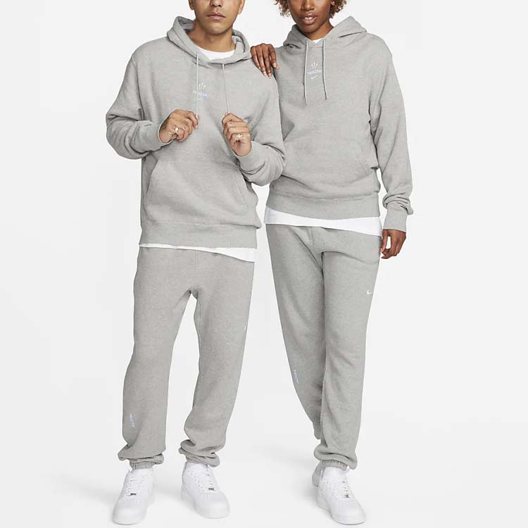 Nike Nocta Collection Logo Print Casual Sweatpants Men Bottoms Grey DX2840-063