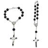 Delicate Catholic Rosary for Woman Faith Bracelet Metal Pendants Metal Chain Gift for Mother Birthday Anniversary