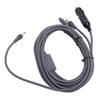 16ft Satellite Cigar Lighter Power Cable 18AWG Waterproofing Satellite Power Cord for RV Car Truck Bus Boat Dish