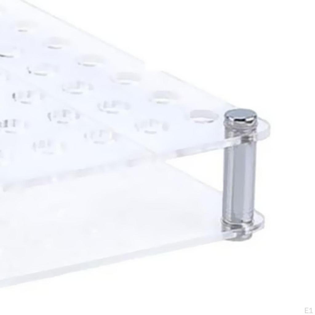Acrylic Pen Holder Organizer Storage Large Capacity Clear Pencil 120 Hole for Ballpoint