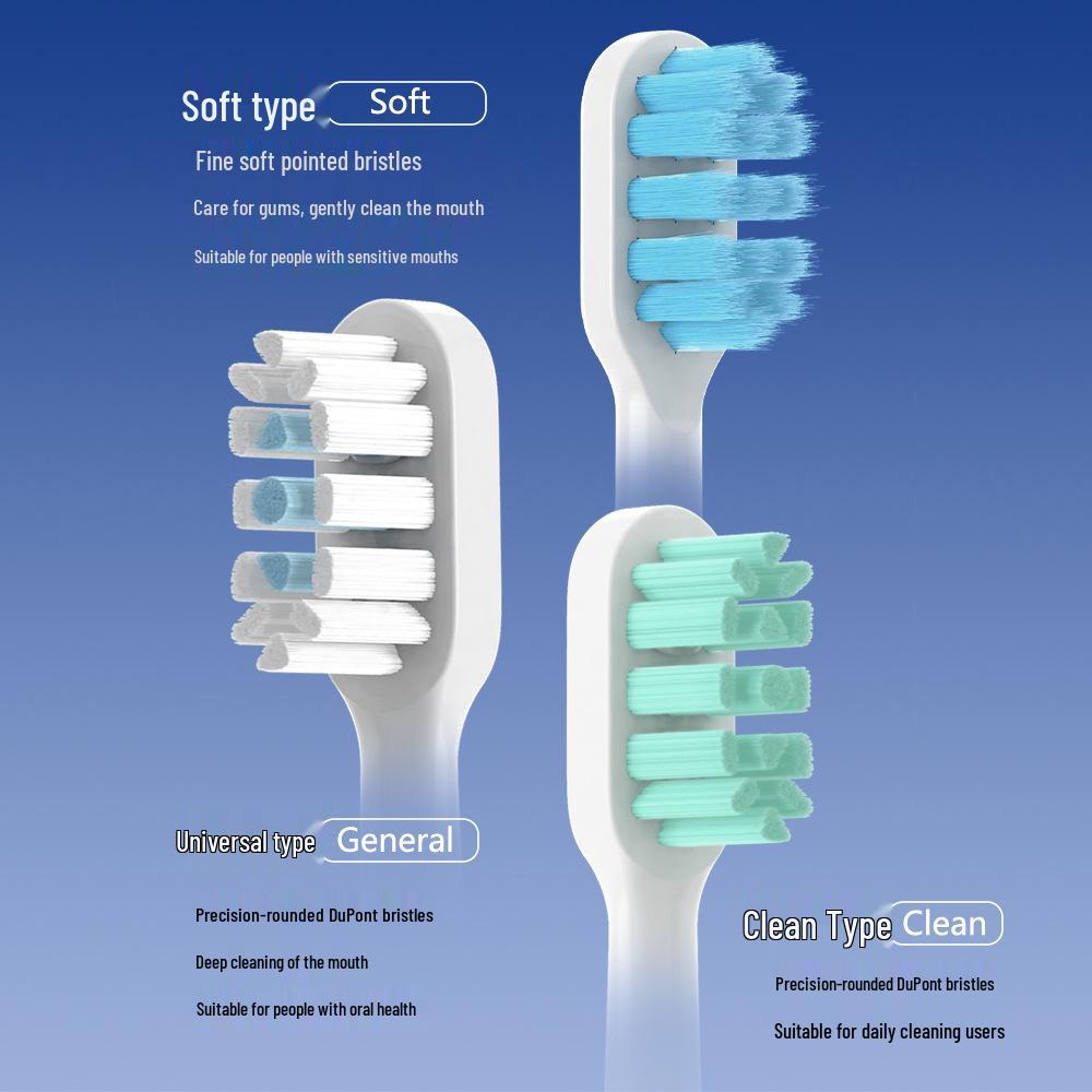 Universal Replacement Brush Heads for Mijia T500/T300 Sonic Electric Toothbrush
