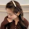 Exquisite Acetate Print Checkered Hair Comb Hairpin Vintage Side Hair Clip Hairgrip Fashion Hair Accessories For Women Headdress