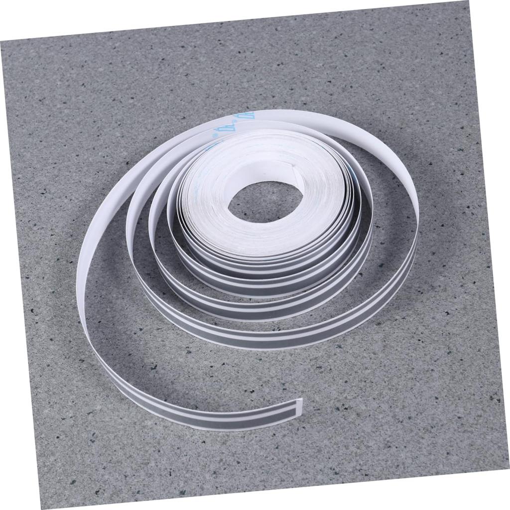 Beatifufu Pvc Pinstripe Tape Decal for Silver Car 980x1.2cm Elastic Fit Permanent Automotive Adhesive Uv Protection Vehicle Decoration