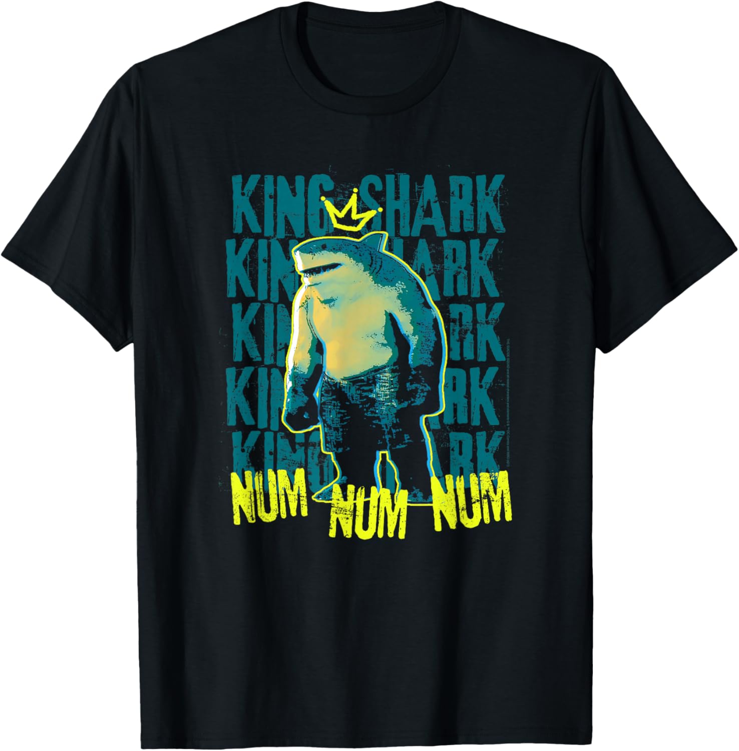 Suicide Squad King Shark Hero Num Num T-Shirt S