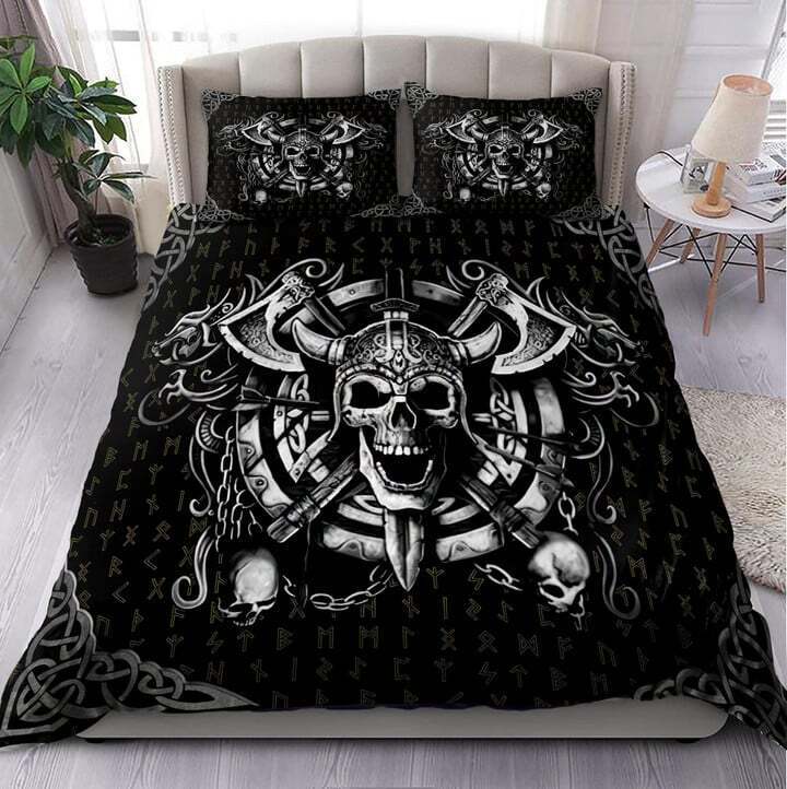 Skull Pattern Bedding Set Duvet Cover Soft Comforter Cover Sets