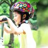 RANGS Junior Sports Helmet Pink 51-57cm Adjustable Size with Elbow and Knee Pads SG Certified