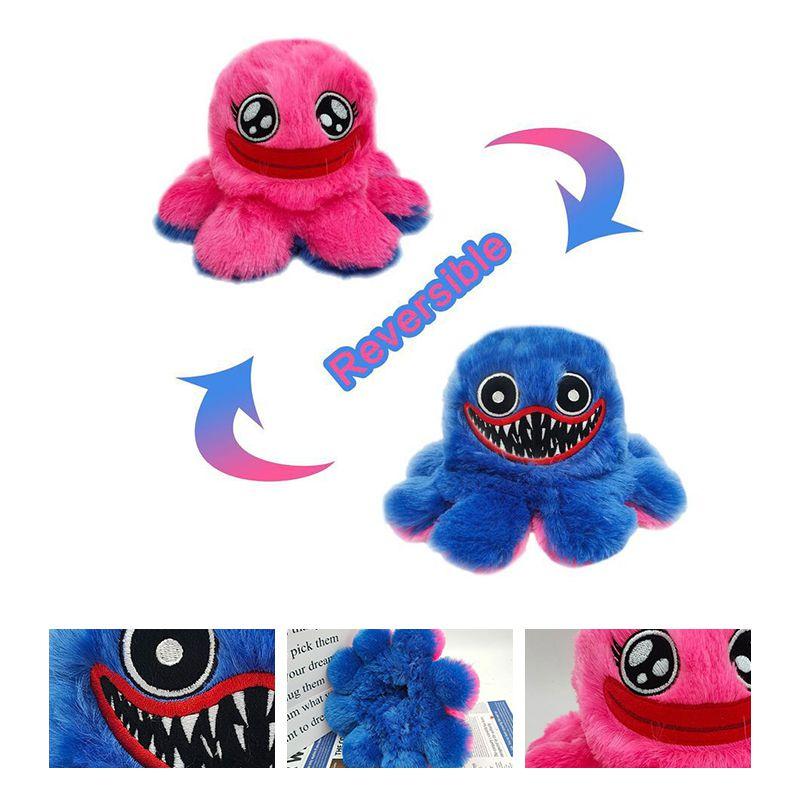 Doublesided Huggy Wuggy Poppy Playtime Plush Toys Reversible Stuffed Gifts Doll
