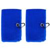 2Pcs Microfiber Yoga Towel Fitness Workout Running Sweat Absorbent Towel Sport AccessoriesRoyalblue