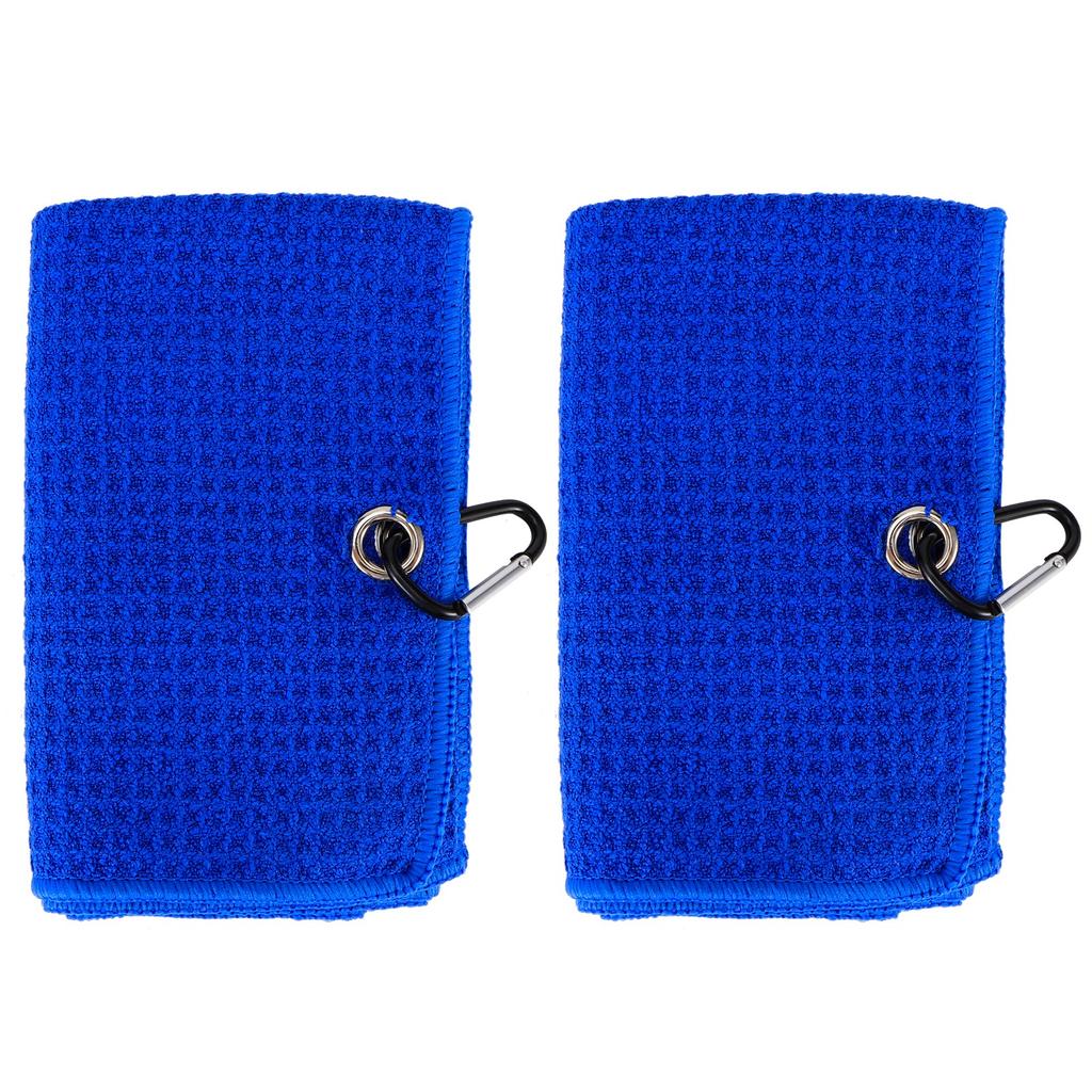 2Pcs Microfiber Yoga Towel Fitness Workout Running Sweat Absorbent Towel Sport AccessoriesRoyalblue