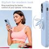 Kompatibel mit iPhone 14 Pro Max Hülle mit Ring-Ständer | Flüssigsilikon | Mikrofaser-Innenfutter | Kratzfeste Vollkörperschutzhülle Stoßfest F