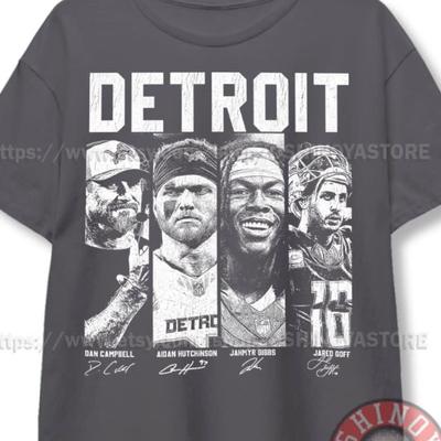 Detroit Vintage 90s Shirt and Kids Tshirt, Detroit Football Rap Tee