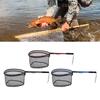 Floating Fishing Net Fish Landing Net Fish Friendly Mesh for Safe Catch Release Compact Foldable for