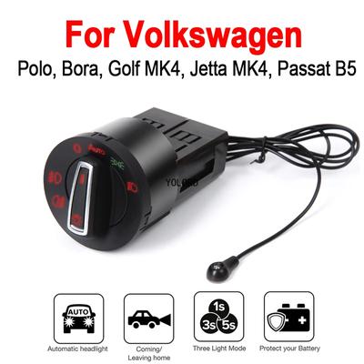 Interruttore di Controllo Lampada Faro Automatico Per Volkswagen Polo, Bora, Golf MK4, Jetta MK4, Passat B5 Interruttore Faro Automatico