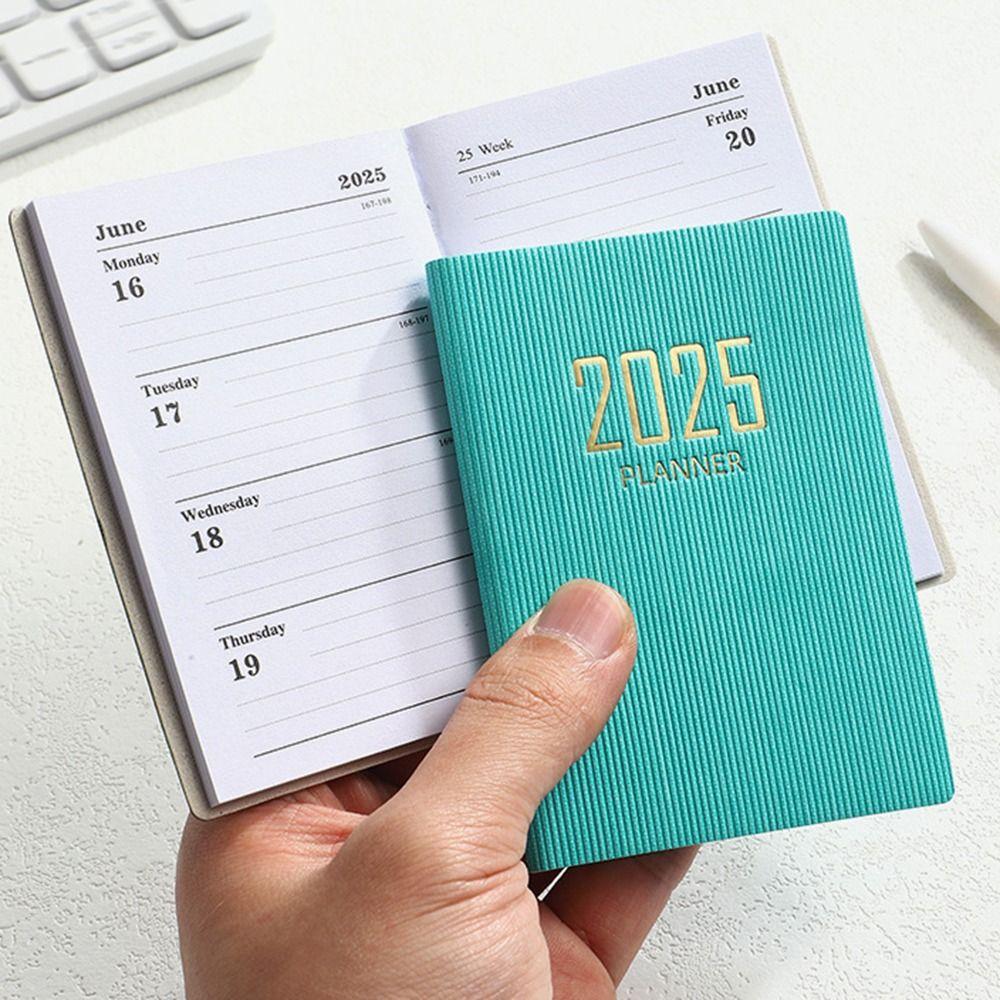 12 Months A7 Mini Pocket Notebook To Do List 365 Days Notepad Efficiency Plan Notebook  School