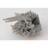 Nano Dread Series Bofors 40mm Twin Gun Mount Model Kit Parts WA17 Gray (1 Pc)