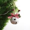 Christmas Iron Round Bell Decoration Accessories Twine Holly Berry Christmas Bell Pendant