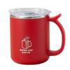 WORTHBUY 304 Stainless Steel Double Wall Insulated Milk Coffee Cup With Handle Thermal Mug Portable Student Leak-proof Water Cup