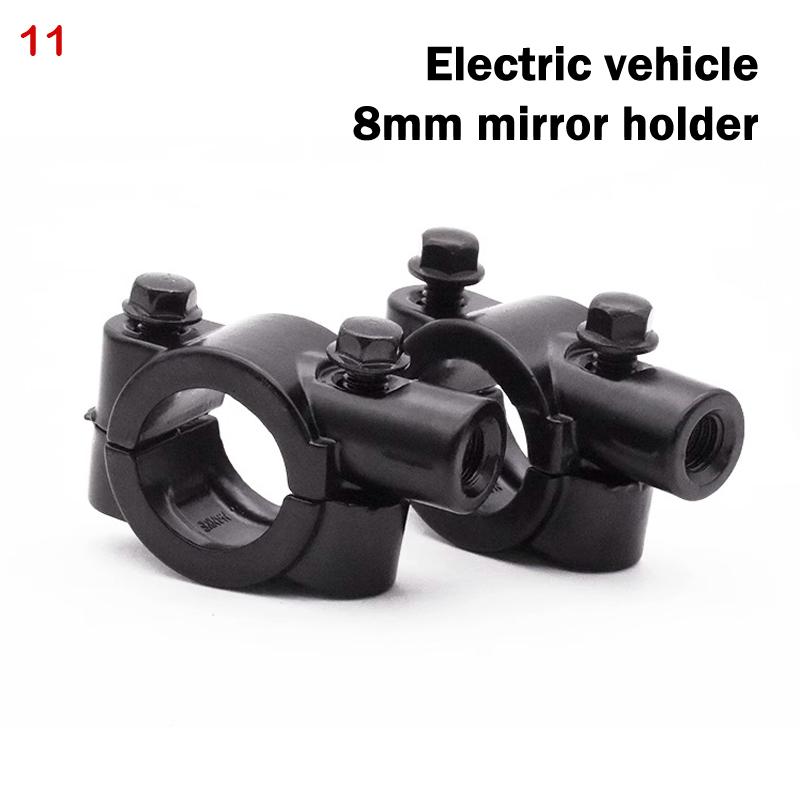 1 Pair Anti-Fall Round Motorcycle Side Rearview Mirrors For For Mountain Road Bike Motorcycle Bike Rear View Mirror Holder