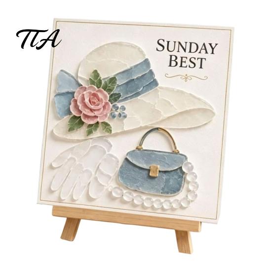 Sunday Traditions Sea Glass Art Kit Kit, DIY Mosaic Relaxing Craft Kits for Families Morning Adults Teens, Handmade Home Decor Desktop Ornament Set