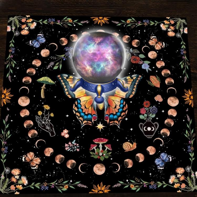 Tarots Tablecloth Divinations Table Cover Astrology Oracles Board Game Mat