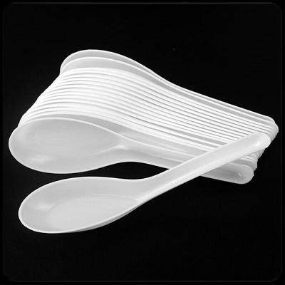 AVADEN Disposable Plastic Soup Spoon