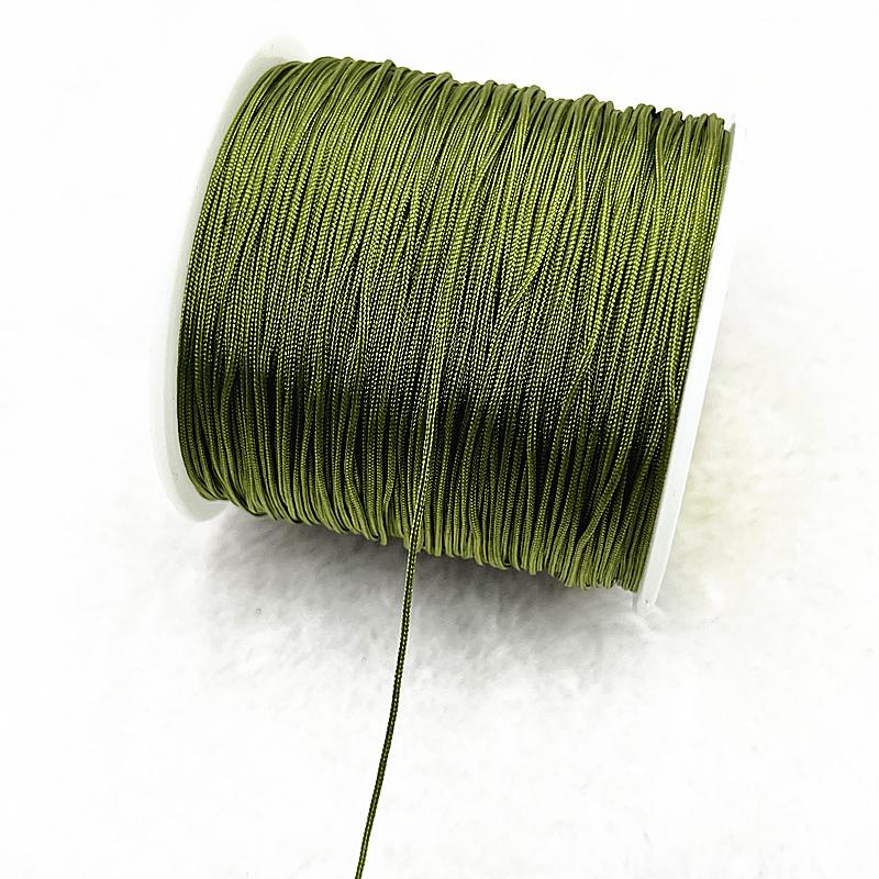 5yards 1.5mm Nylon Cord Thread Chinese Knot Macrame Cord Bracelet Braided String DIY Tassels Beading Shamballa Thread