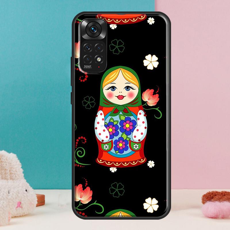 Russian Nesting Doll Case For Xiaomi Redmi Note 13 12 Pro 14 11 9 10 9S 10S 11S 12S Redmi 14C 13C 10C 12C Cover