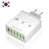 6 Ports USB Charger Fast Charging Mobile Phone Charger Adapter For iPhone Samsung Xiaomi QC 3.0 EU/US/KR/UK Fast Charge Plug