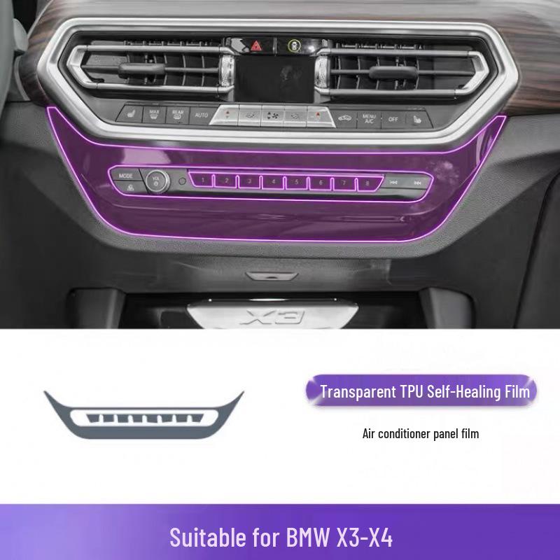 BMW X3/X4 Center Console Screen Protector & Interior Film