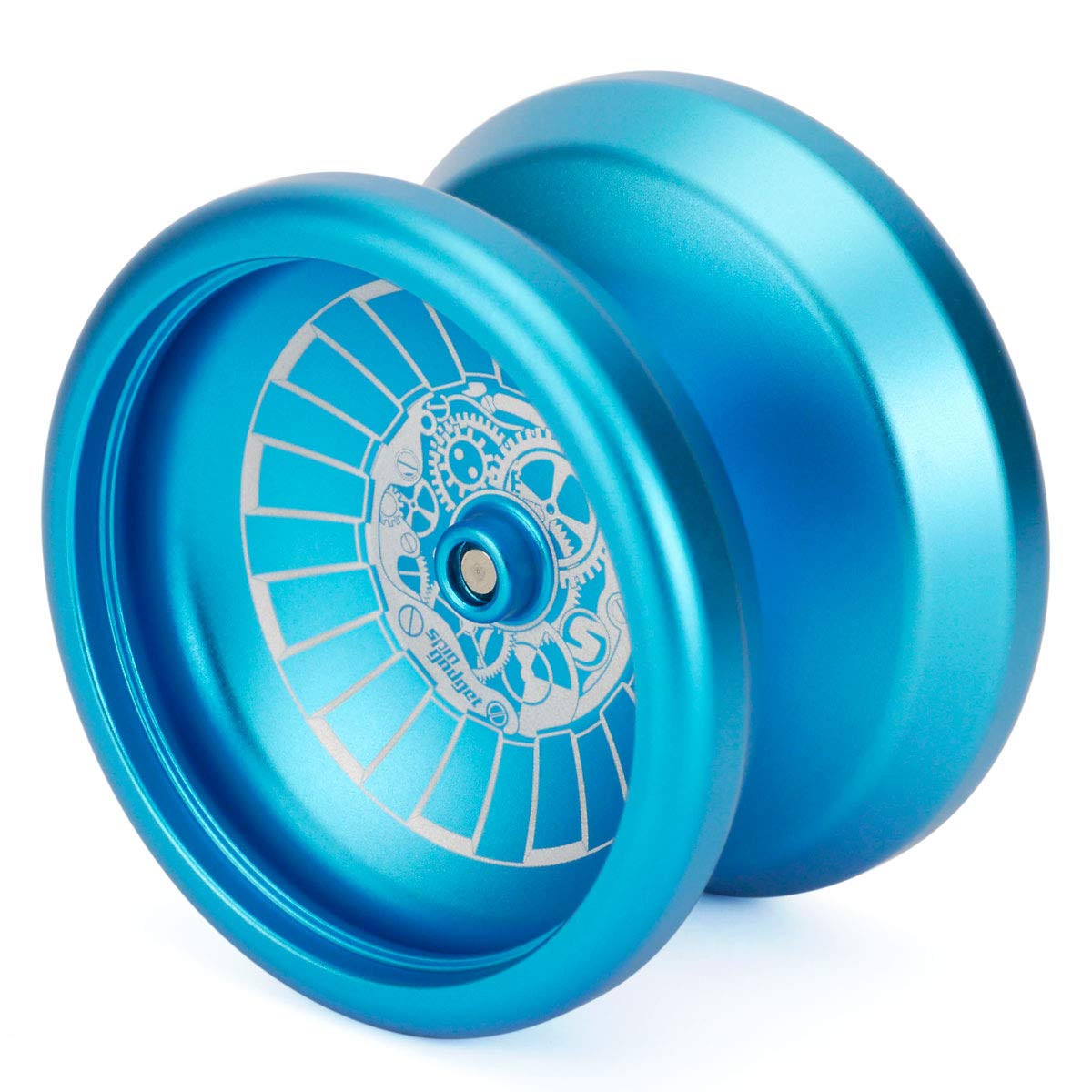 

Intermediate Metal Spin Gear Metal Spin Gadget Bind Compatible Yo-Yo (Aqua Blue)